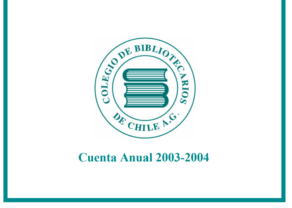 Cuenta Anual 2003 – 2004