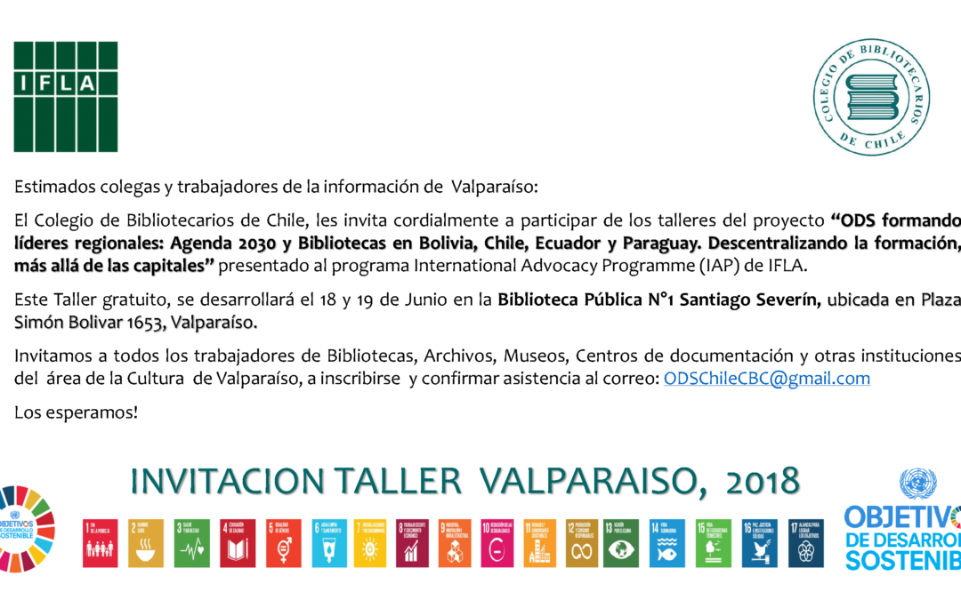 Taller ODS Valparaíso 2018